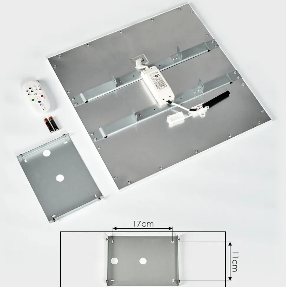 Plafonnier Gallitos Led Blanc, 1 Lumiere, Telecommandes, Changeur De Couleurs