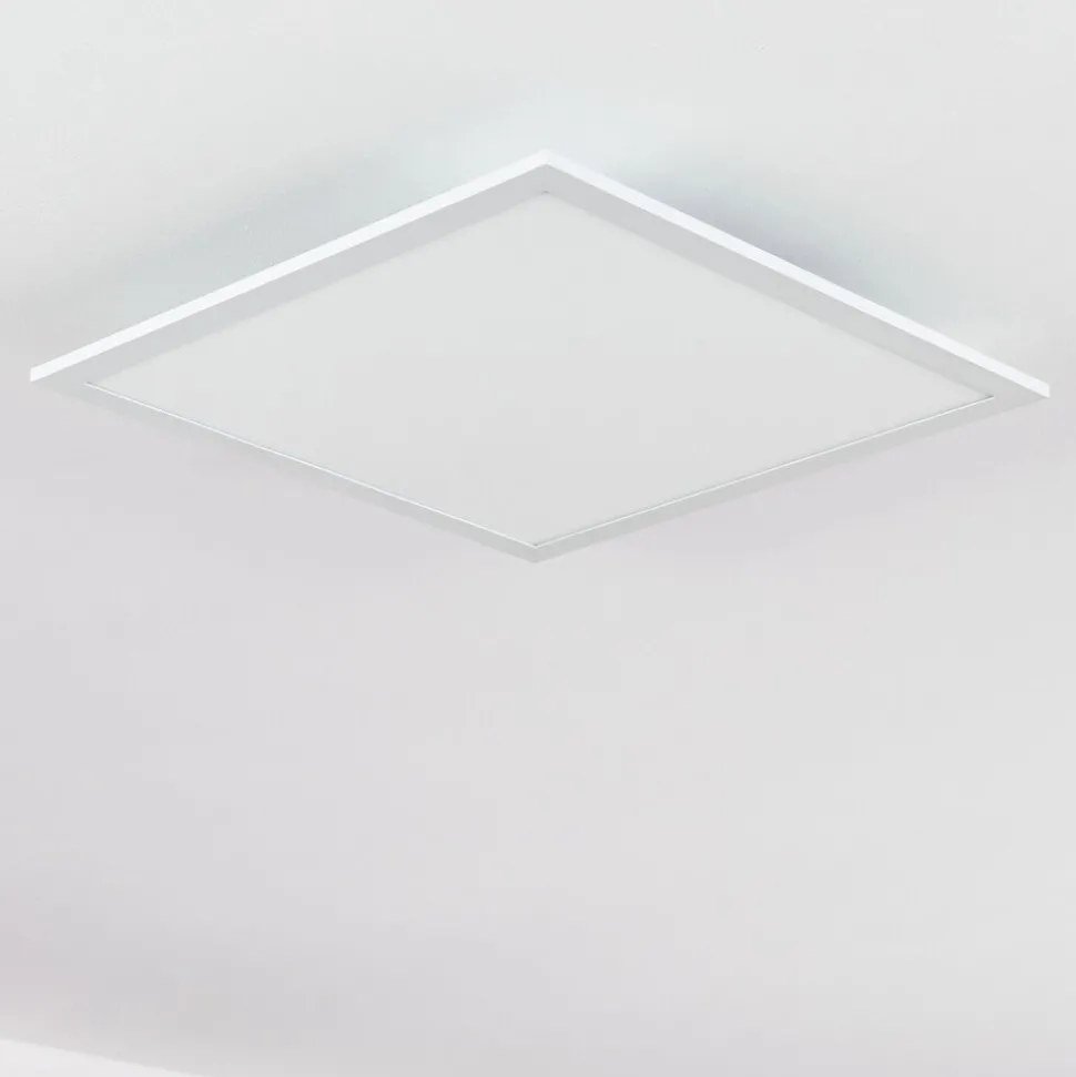 Plafonnier Gallitos Led Blanc, 1 Lumiere, Telecommandes, Changeur De Couleurs