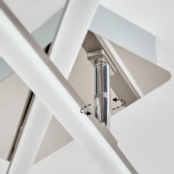 Plafonnier Georgina Led Chrome, 2 Lumieres