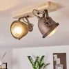 Plafonnier Herford Bois Clair, 2 Lumieres