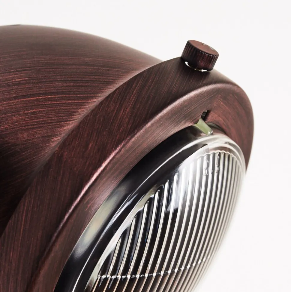 Plafonnier Herford Bois Fonce, Rouille, 2 Lumieres