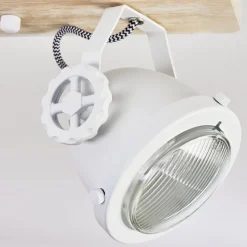 Plafonnier Herford Ecru, Blanc, 4 Lumieres