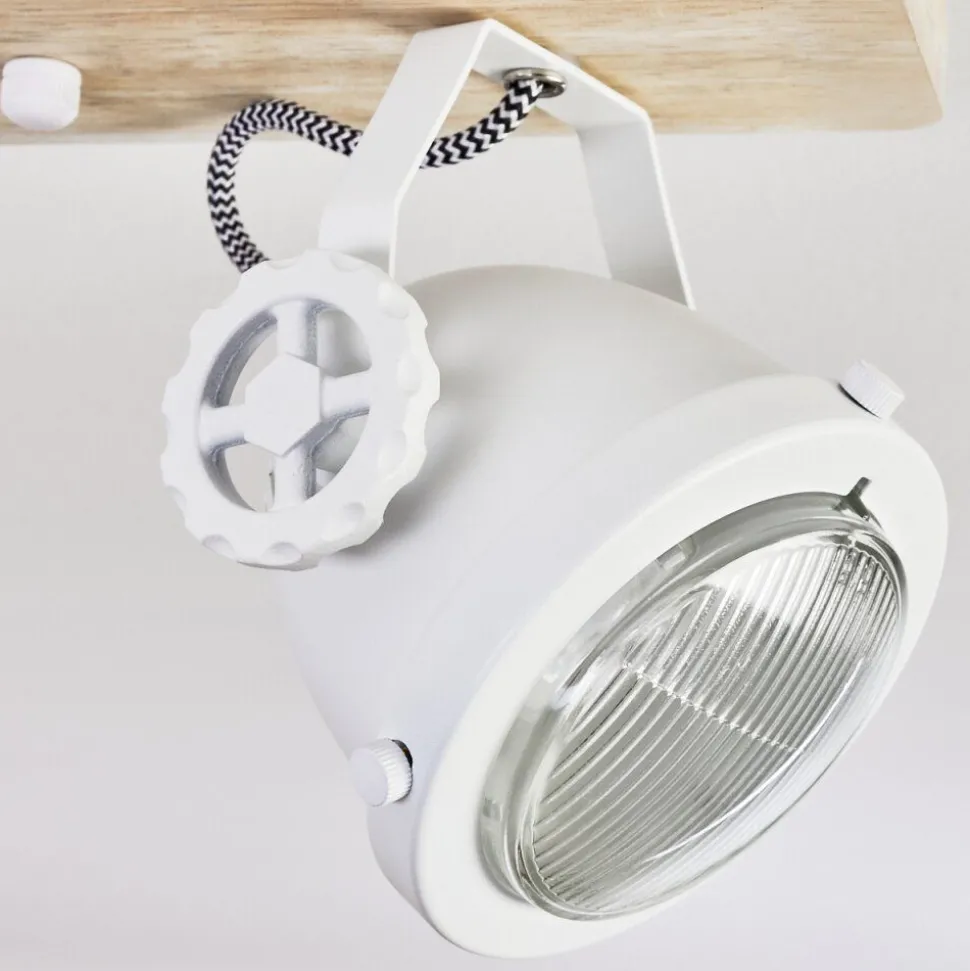 Plafonnier Herford Ecru, Blanc, 4 Lumieres