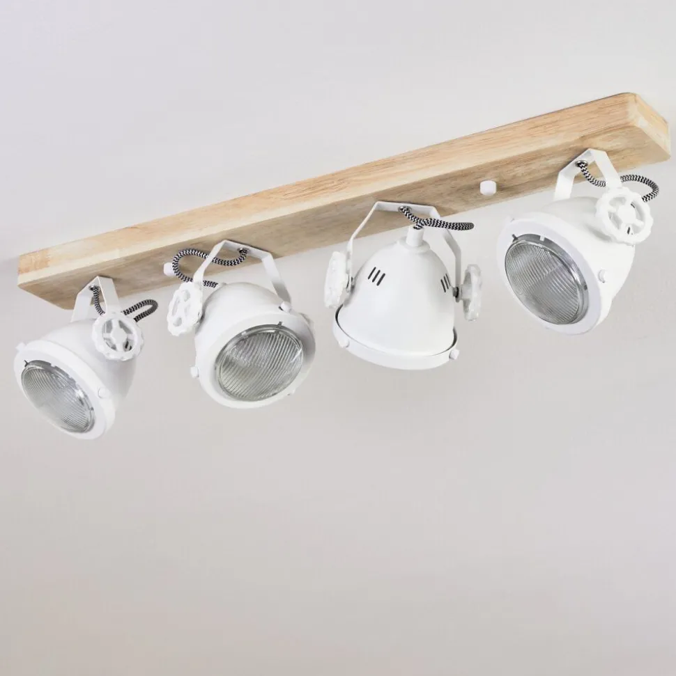 Plafonnier Herford Ecru, Blanc, 4 Lumieres