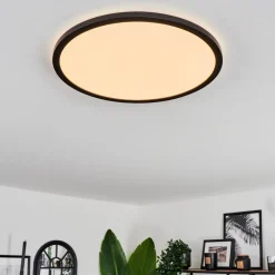 Plafonnier Hooper Led Noir, 1 Lumiere