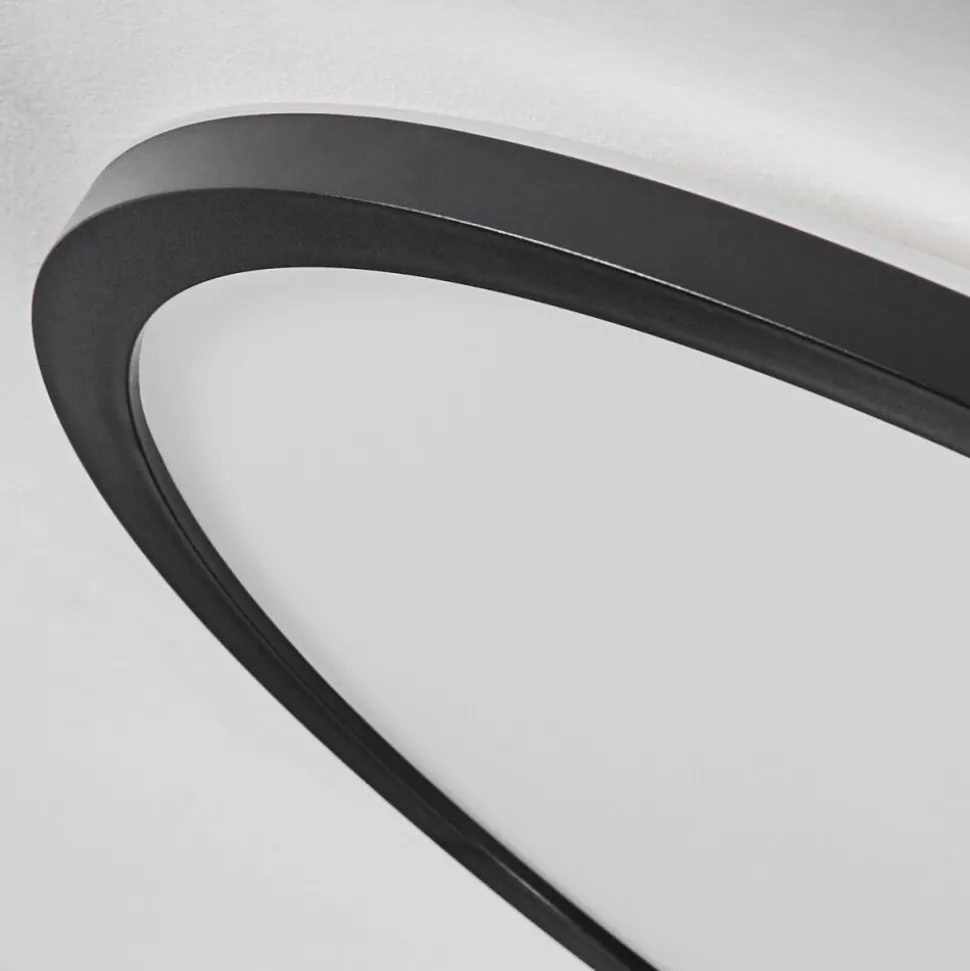 Plafonnier Hooper Led Noir, 1 Lumiere