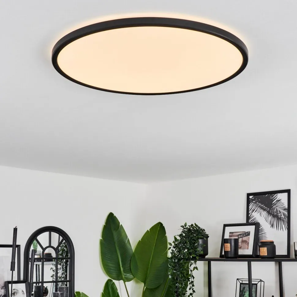 Plafonnier Hooper Led Noir, 1 Lumiere