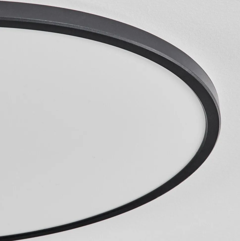 Plafonnier Hooper Led Noir, 1 Lumiere