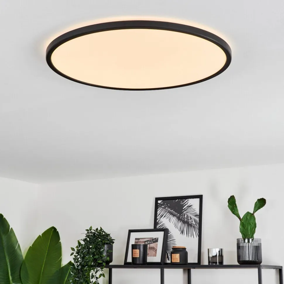 Plafonnier Hooper Led Noir, 1 Lumiere