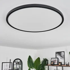 Plafonnier Hooper Led Noir, 1 Lumiere