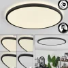 Plafonnier Hooper Led Noir, 1 Lumiere