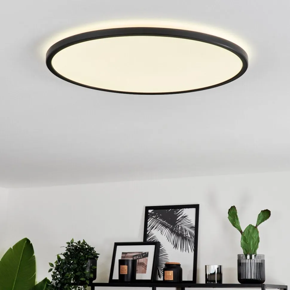 Plafonnier Hooper Led Noir, 1 Lumiere