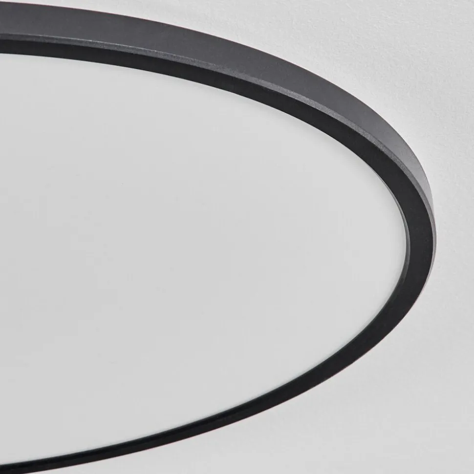 Plafonnier Hooper Led Noir, 1 Lumiere
