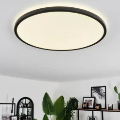 Plafonnier Hooper Led Noir, 1 Lumiere