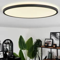 Plafonnier Hooper Led Noir, 1 Lumiere