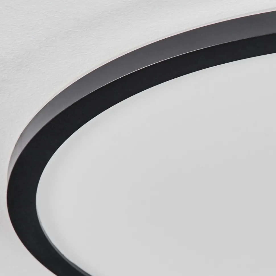 Plafonnier Hooper Led Noir, 1 Lumiere
