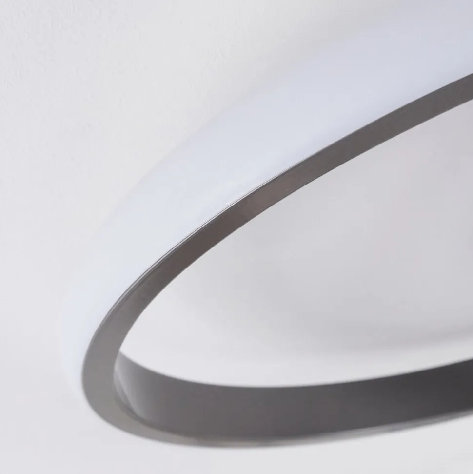Plafonnier Ignal Led Gris, 1 Lumiere