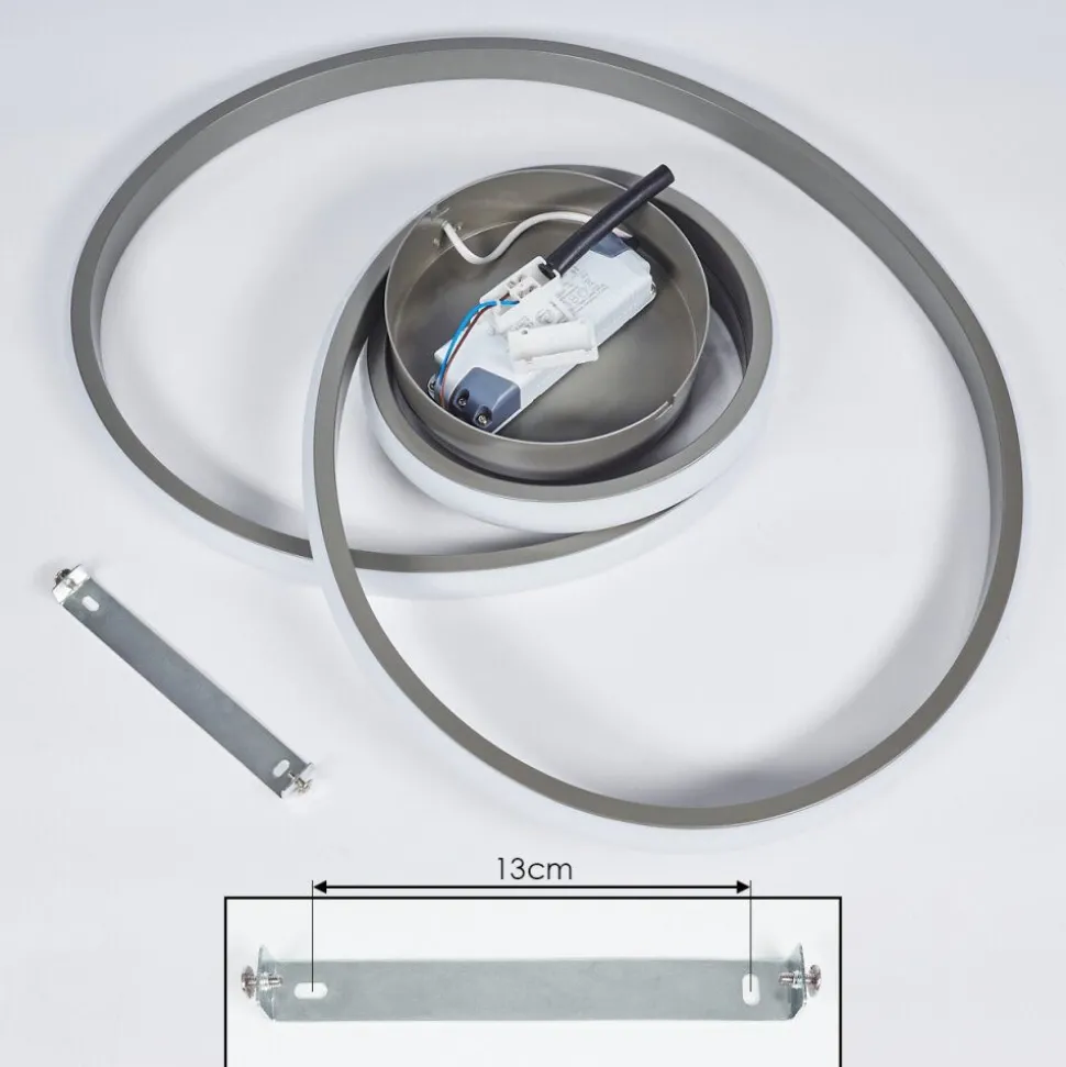 Plafonnier Ignal Led Gris, 1 Lumiere