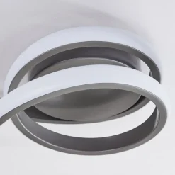 Plafonnier Ignal Led Gris, 1 Lumiere