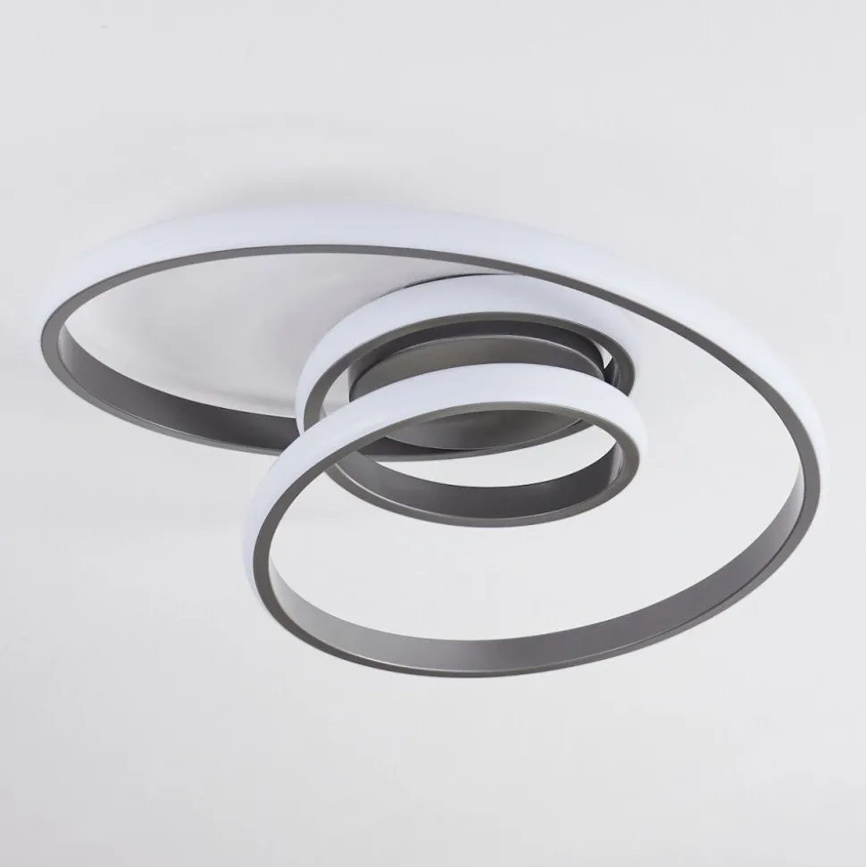 Plafonnier Ignal Led Gris, 1 Lumiere