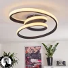 Plafonnier Ignal Led Noir, 1 Lumiere