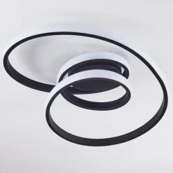 Plafonnier Ignal Led Noir, 1 Lumiere