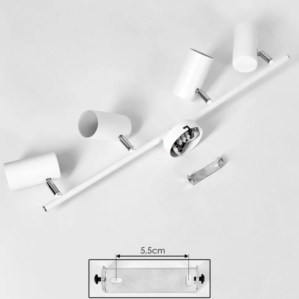 Plafonnier Javel Blanc, 4 Lumieres