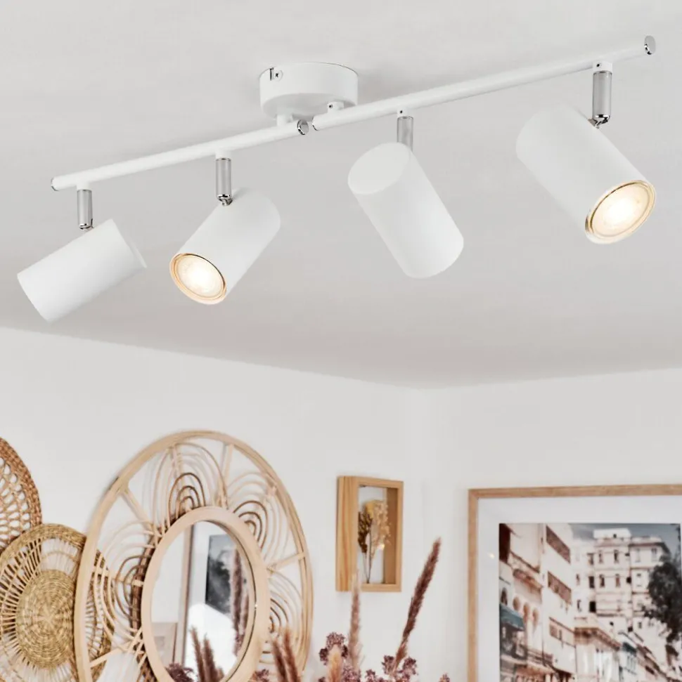 Plafonnier Javel Blanc, 4 Lumieres