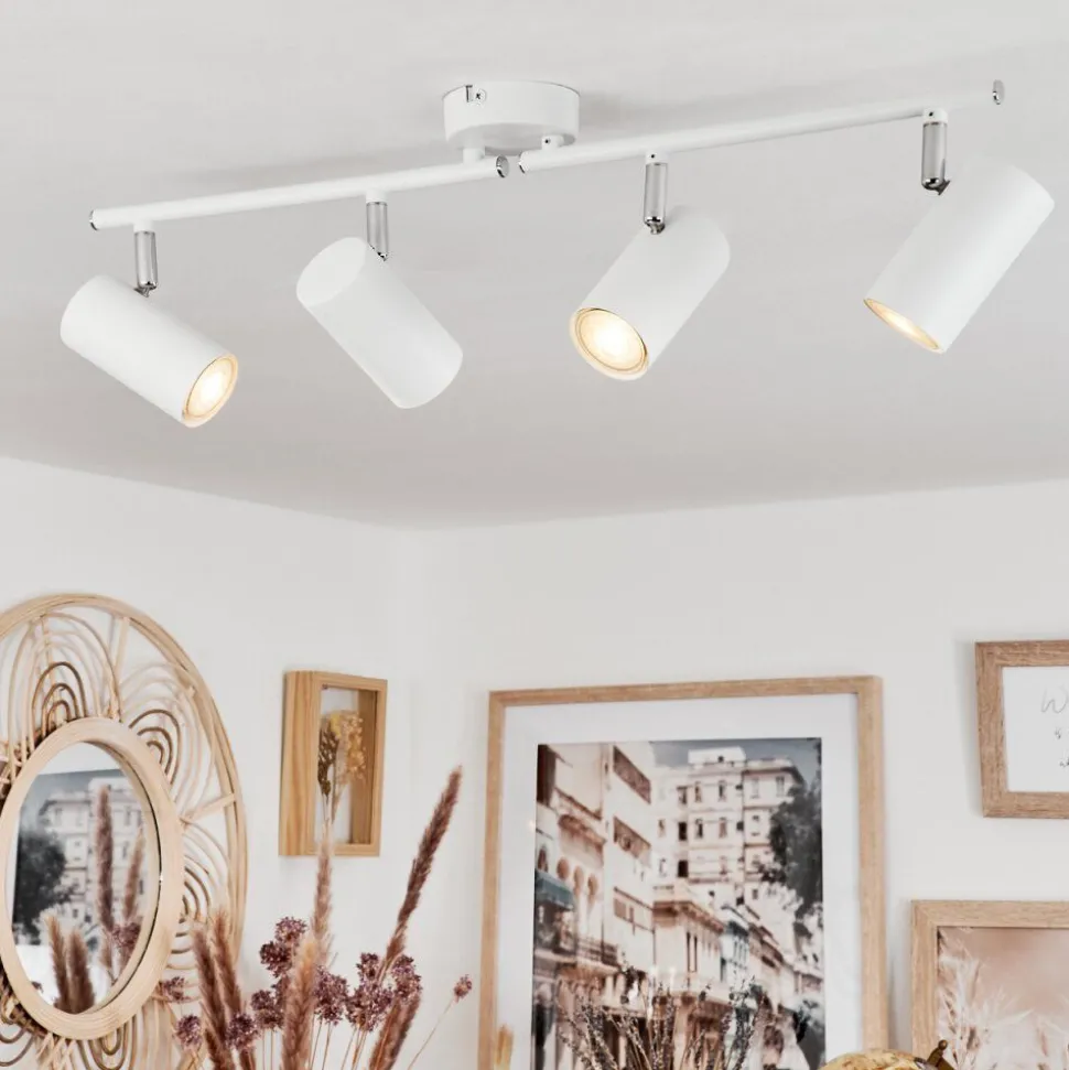Plafonnier Javel Blanc, 4 Lumieres