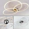 Plafonnier Johsa Led Nickel Mat, Argente, 3 Lumieres
