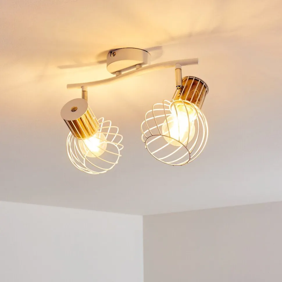 Plafonnier Koler Blanc, 2 Lumieres