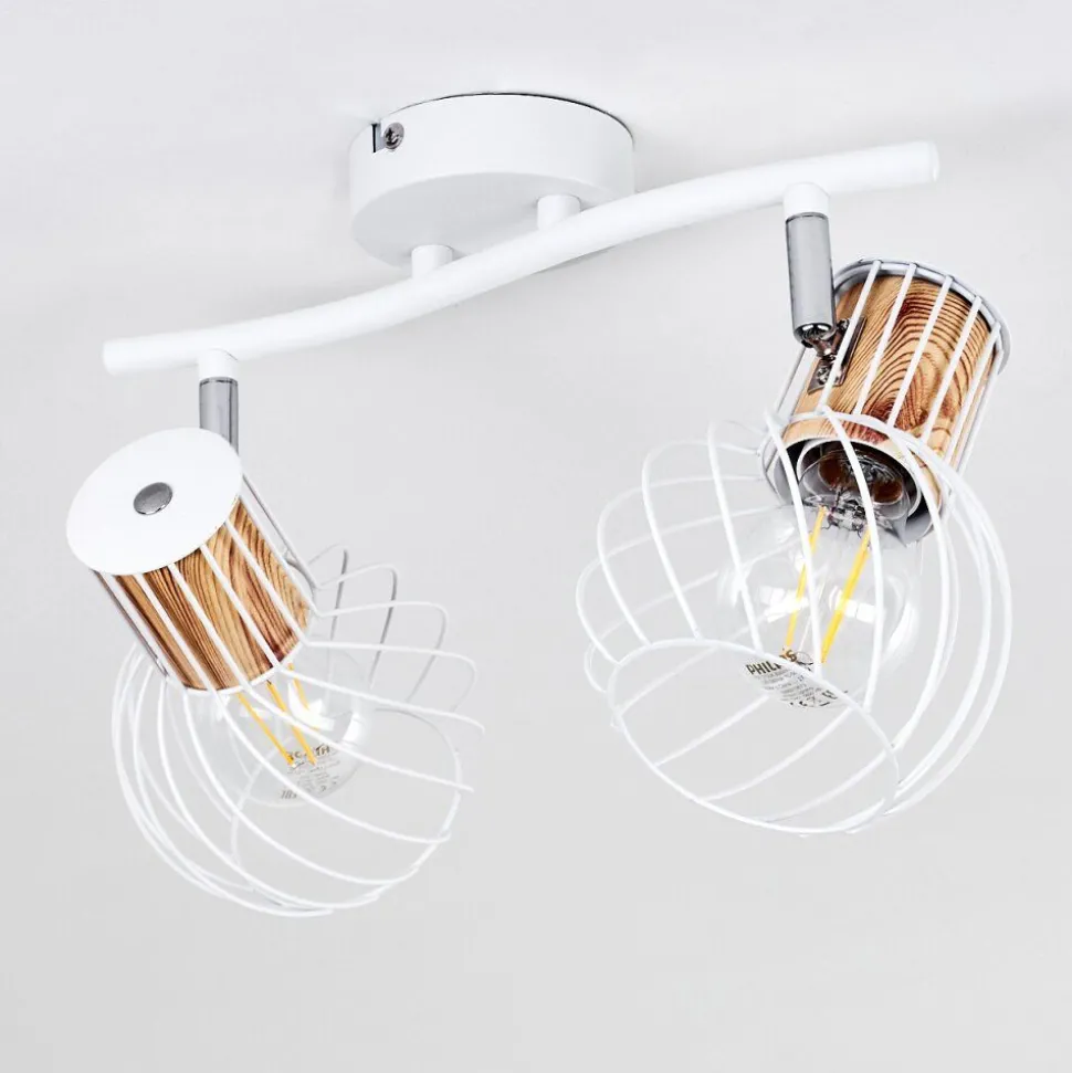 Plafonnier Koler Blanc, 2 Lumieres