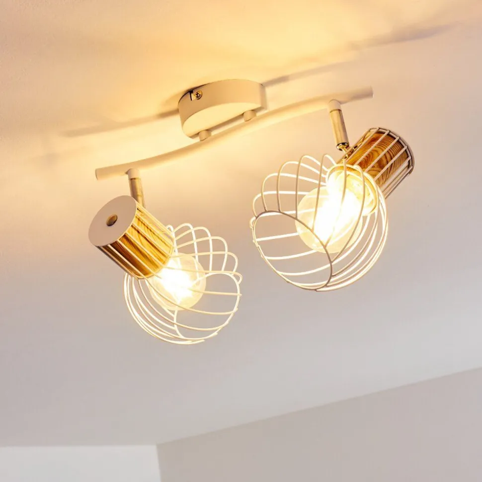 Plafonnier Koler Blanc, 2 Lumieres