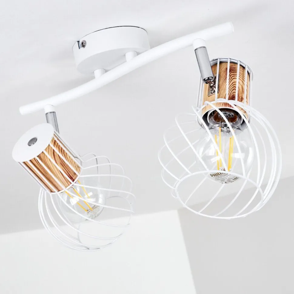 Plafonnier Koler Blanc, 2 Lumieres