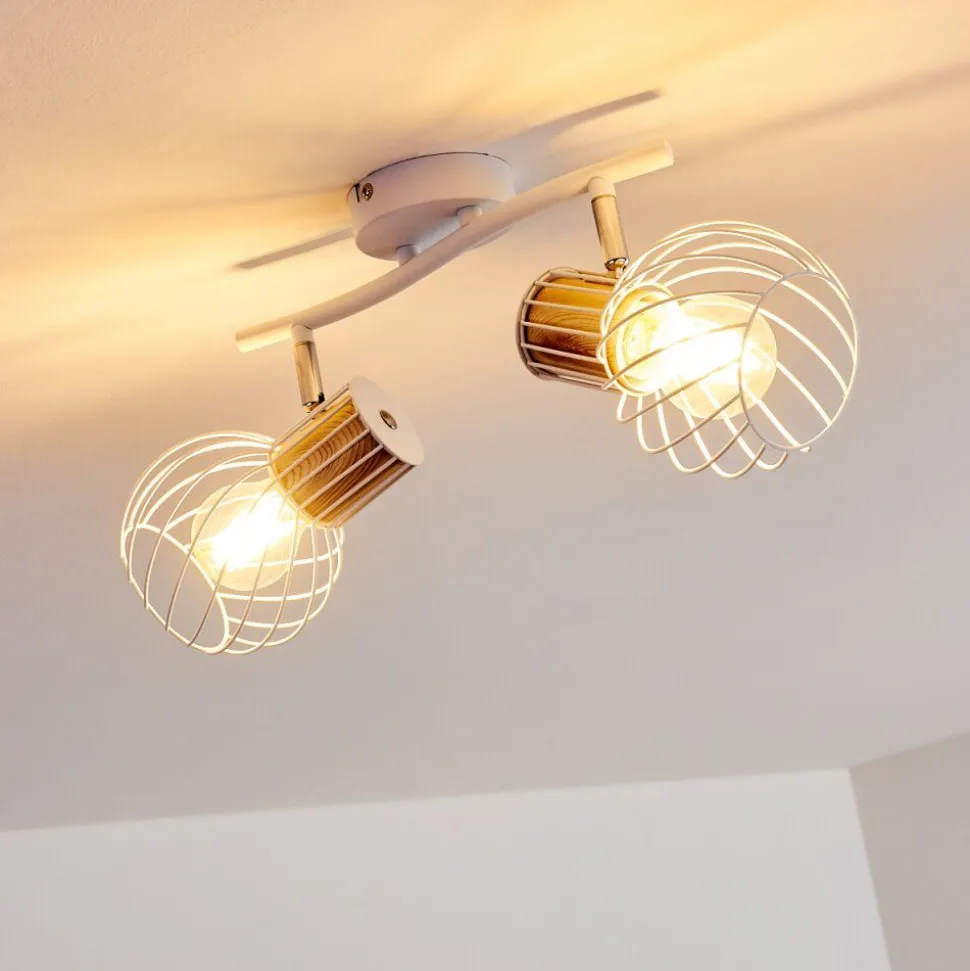 Plafonnier Koler Blanc, 2 Lumieres