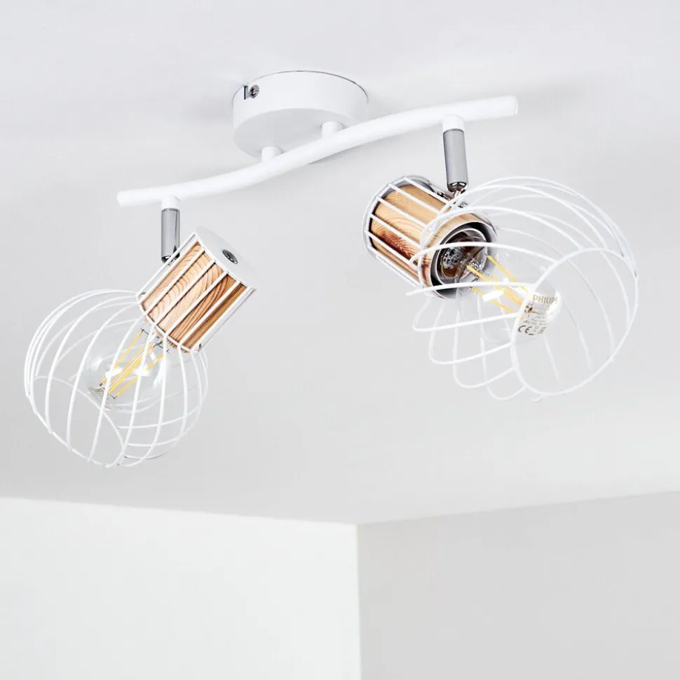 Plafonnier Koler Blanc, 2 Lumieres