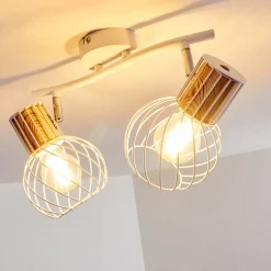 Plafonnier Koler Blanc, 2 Lumieres