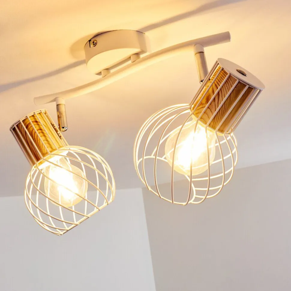 Plafonnier Koler Blanc, 2 Lumieres