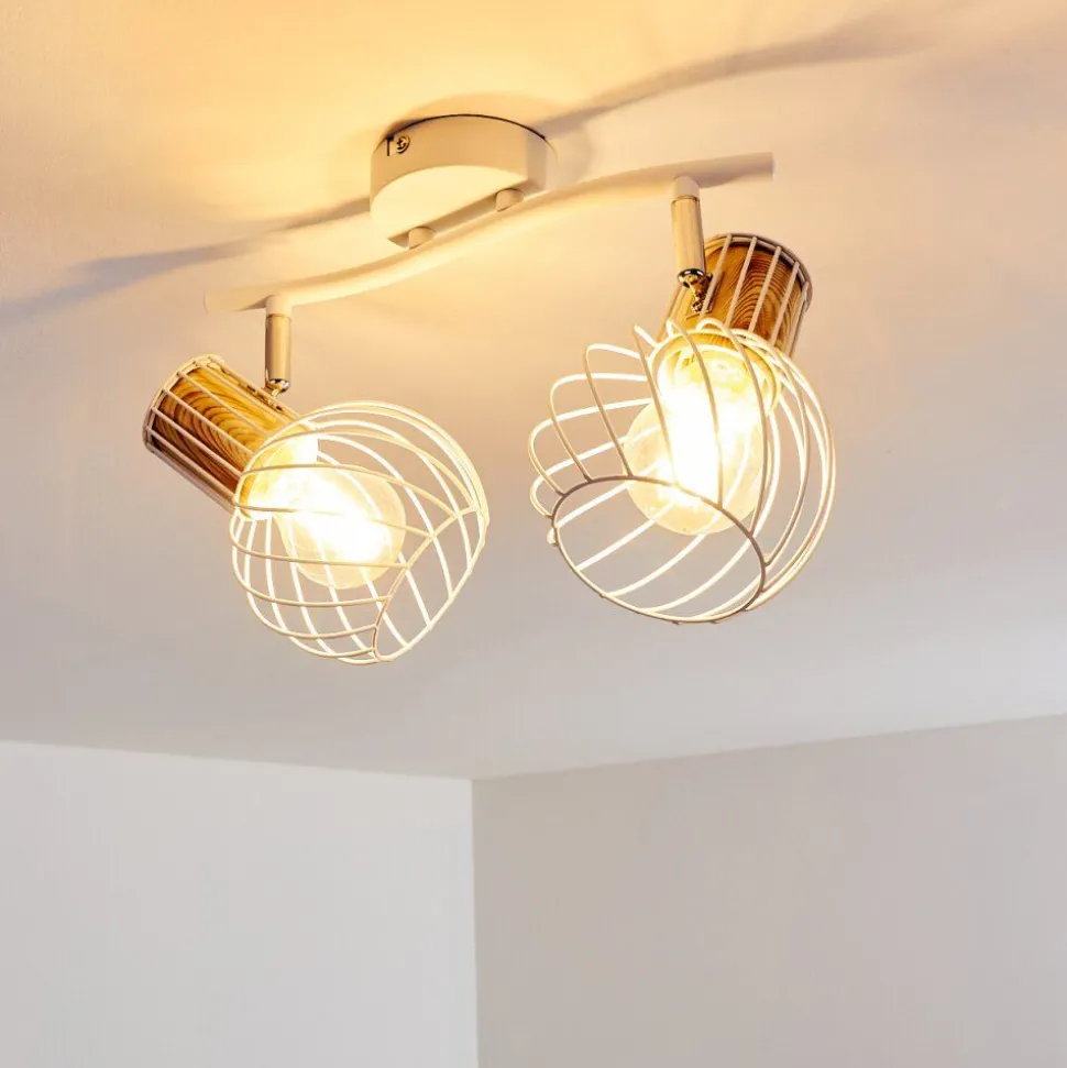 Plafonnier Koler Blanc, 2 Lumieres