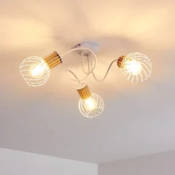 Plafonnier Koler Blanc, 3 Lumieres