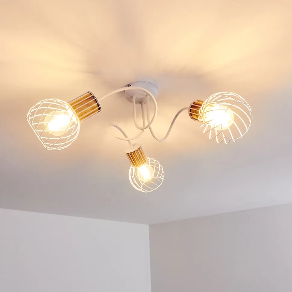 Plafonnier Koler Blanc, 3 Lumieres