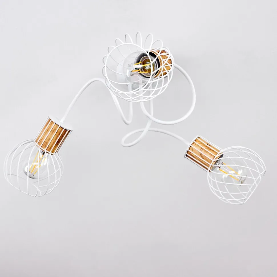 Plafonnier Koler Blanc, 3 Lumieres