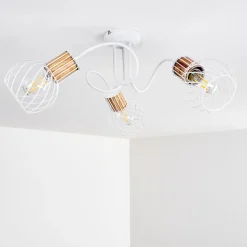 Plafonnier Koler Blanc, 3 Lumieres