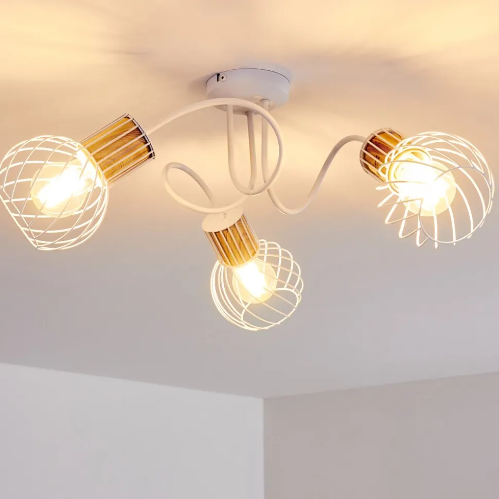 Plafonnier Koler Blanc, 3 Lumieres