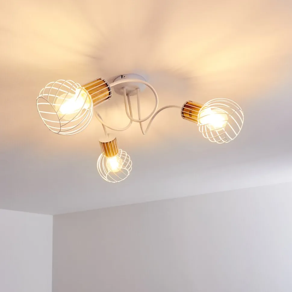 Plafonnier Koler Blanc, 3 Lumieres