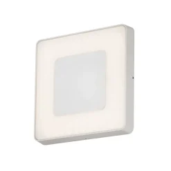 Plafonnier Konstsmide Carrara Led Blanc, 1 Lumiere, Telecommandes