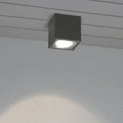 Plafonnier Konstsmide Cesena Led Anthracite, Gris, 1 Lumiere