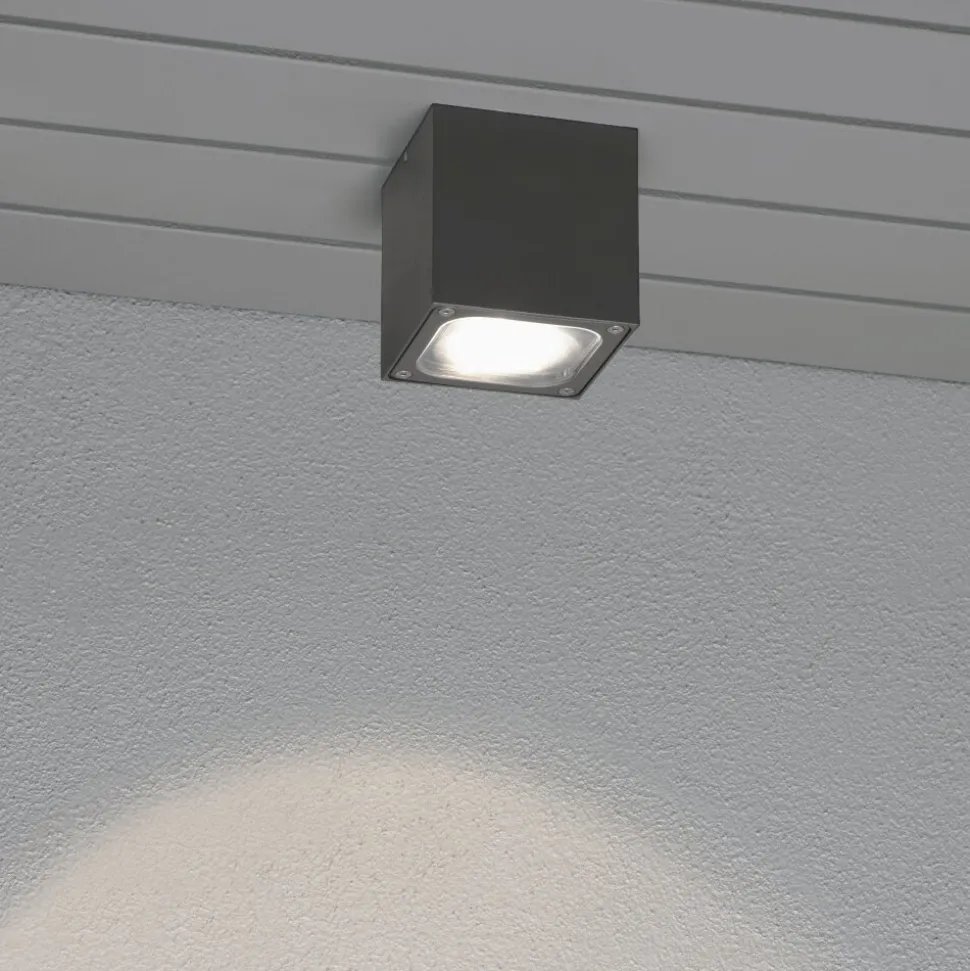 Plafonnier Konstsmide Cesena Led Anthracite, Gris, 1 Lumiere