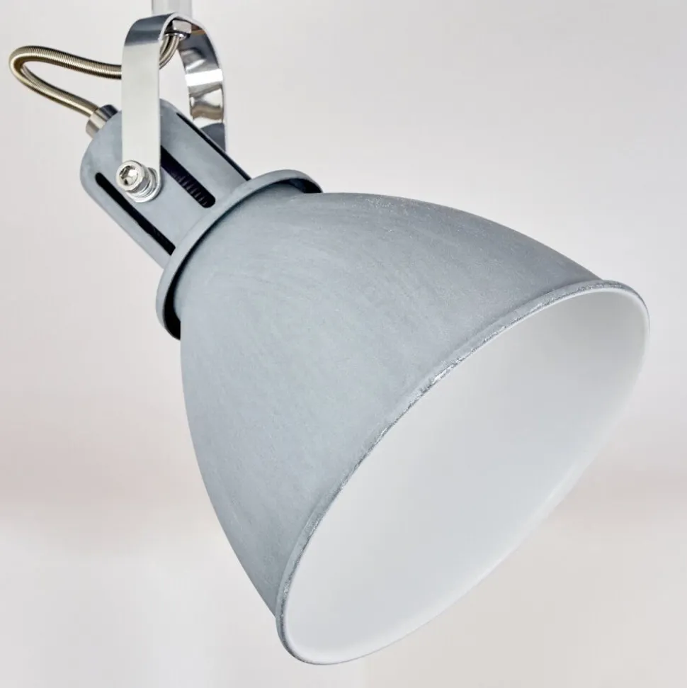 Plafonnier Koppom Bleu, Gris, 2 Lumieres