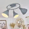 Plafonnier Koppom Bleu, Gris, 3 Lumieres